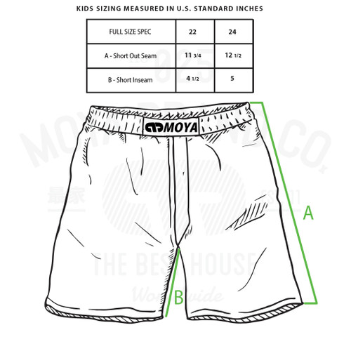 24 KIDS WHITE TRAINING SHORTS