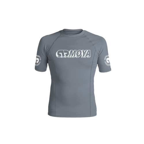 KIDS GRAY SS RASH GUARD