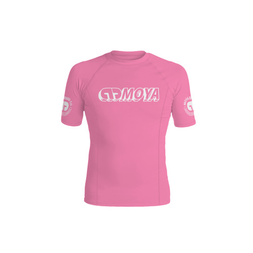 PINK KIDS SS RASH GUARD