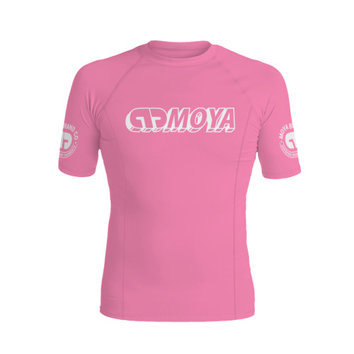 PINK SS RASH GUARD