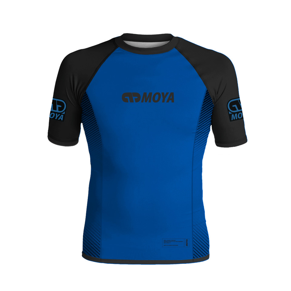 26 BLUE SS RASH GUARD