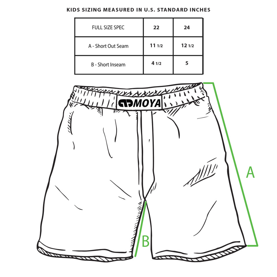 MOHI KOA BLACK KIDS TRAINING SHORT
