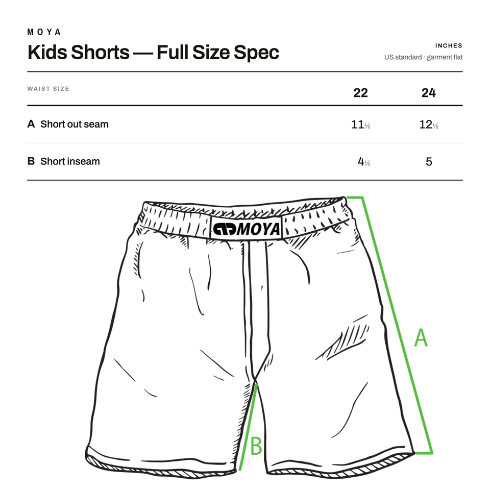  JJC ORO KIDS TRAINING SHORTS
