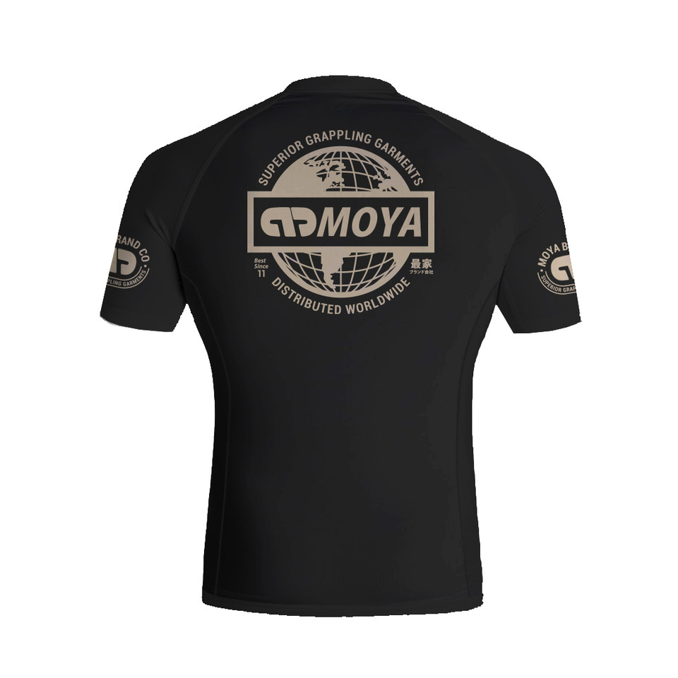 KAMS BLACK SS RASH GUARD