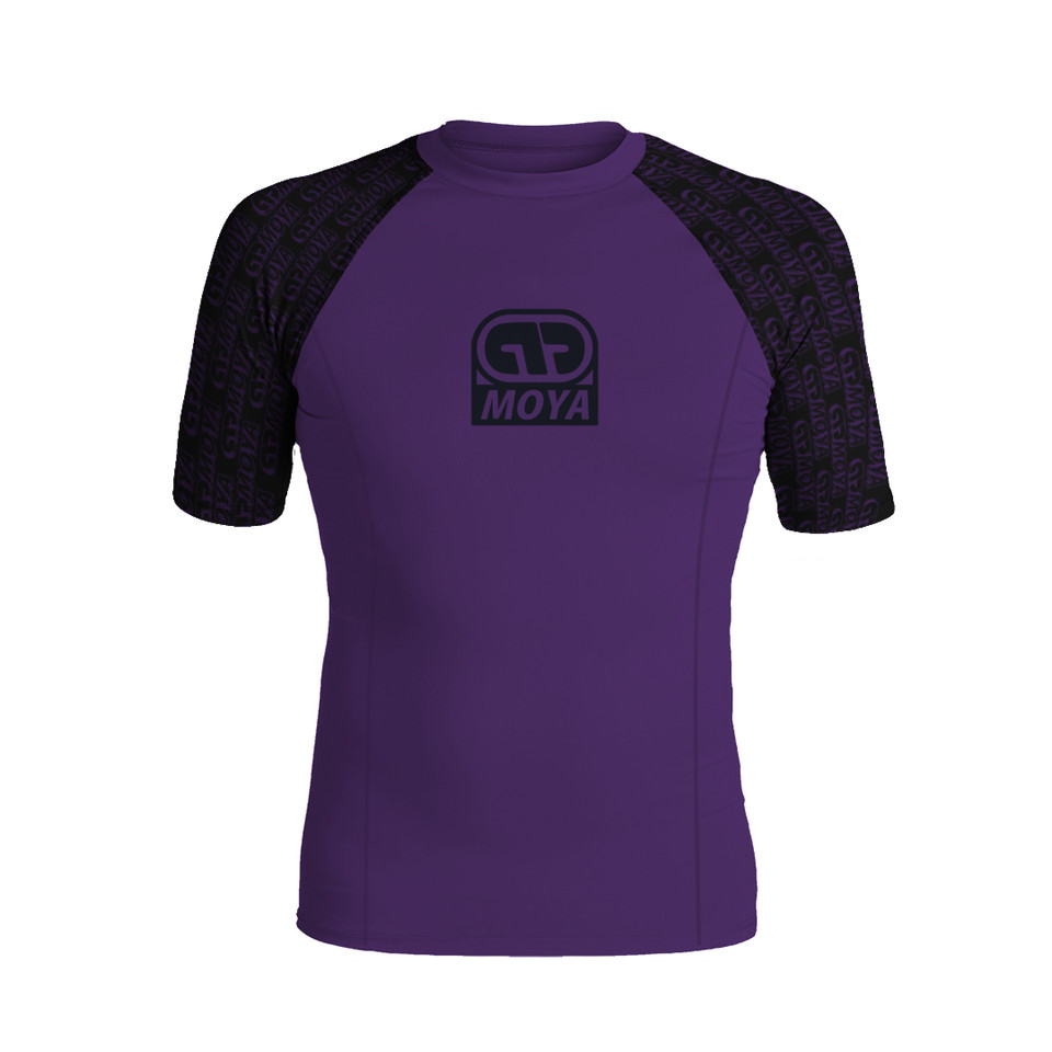 25 PURPLE SS RASH GUARD