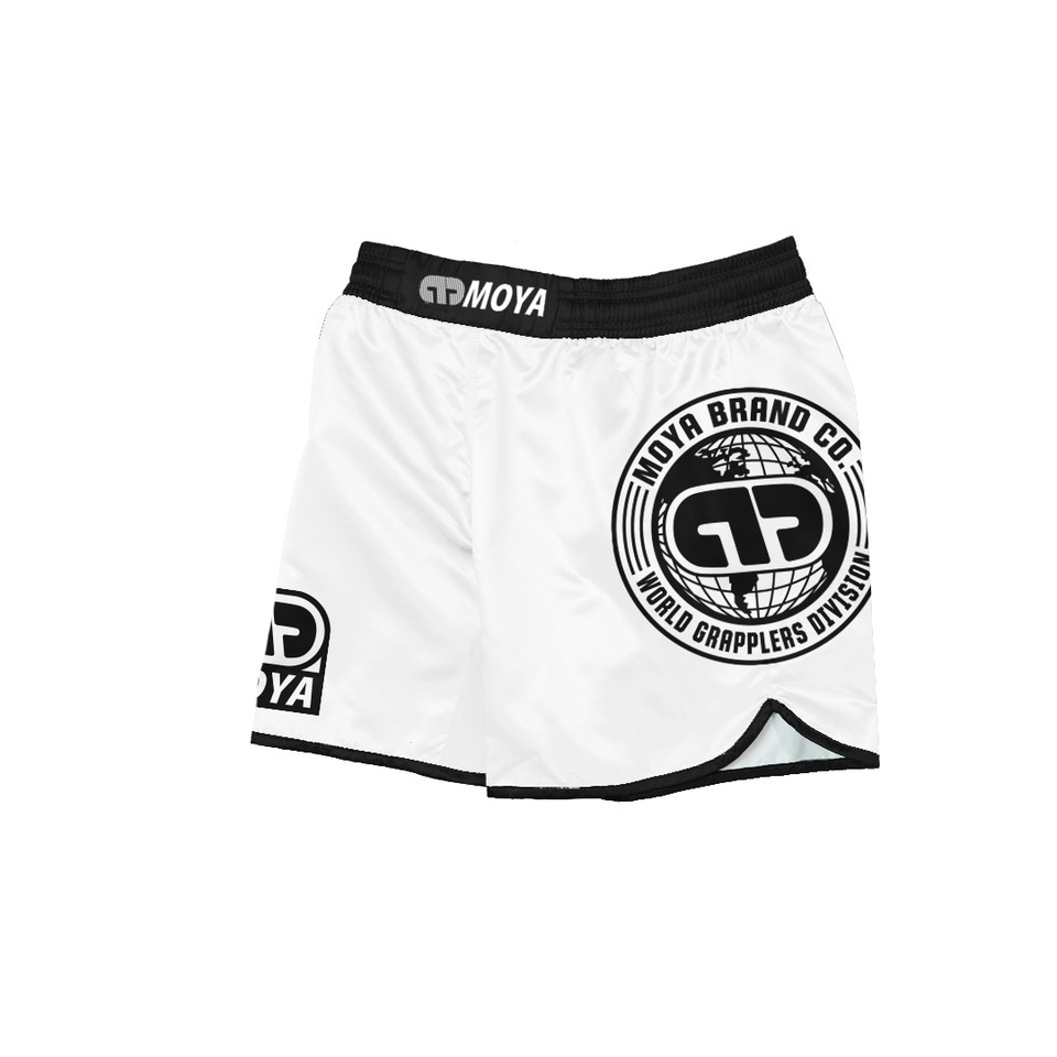25 WHITE TRAINING SHORTS