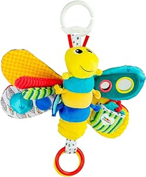 Lamaze Freddie the Firefly Sensory Clip-On Toy – Crinkly Wings, Chewy Bits & Fluttery Fun from Birth!