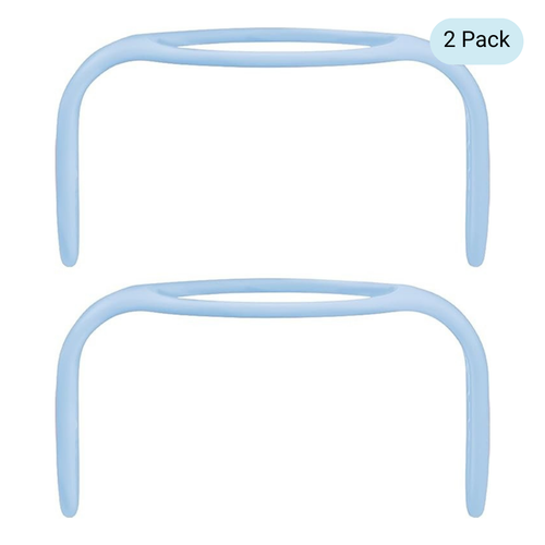 MAM Hold My Bottle Handles – Sky blue 2-Pack | Easy-Grip, Baby-Sized, Confidence-Boosting Magic Handles