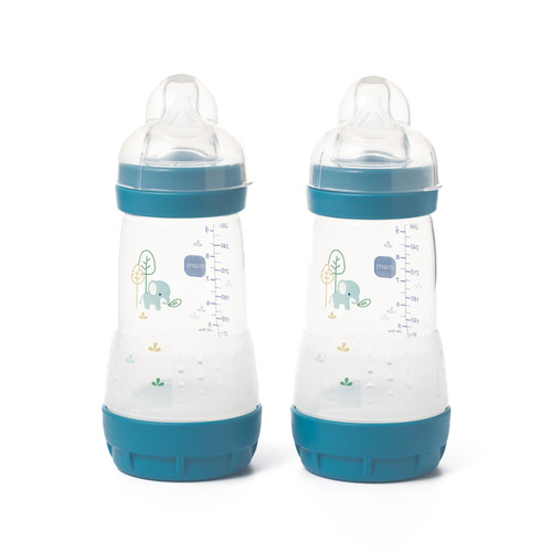 MAM Easy Start Anti Colic Bottle Blue 260ml 2Pk MAM Easy Start Anti Colic Bottle Blue 260ml 2Pk