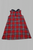 Girls’ Red Tartan Winter Dress – Cosy & Cute – Age 5/6 Years – Preloved Warmth!