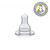 Medela Slow Flow Silicone Teats 2Pk