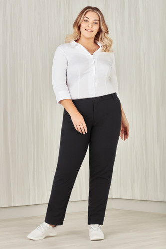 Womens Comfort Waist Straight Leg Pant
