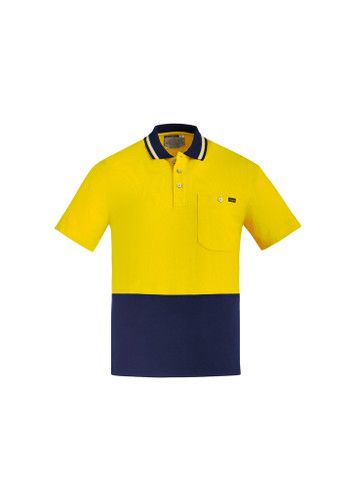 Mens Hi Vis Cotton S/S Polo