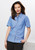 Ladies Wrinkle Free Chambray Short Sleeve Shirt