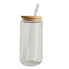 20oz. Glass Tumbler with Bamboo Lid