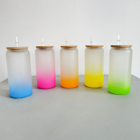 Ombre Glass Tumbler 20oz