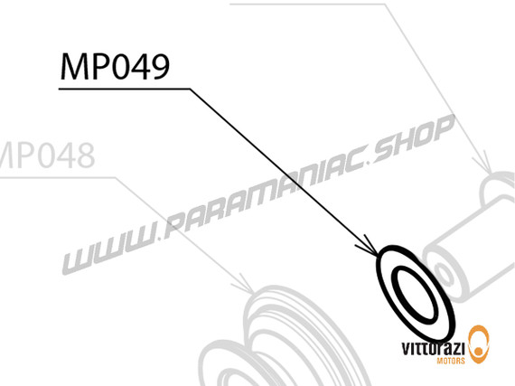 MP049 - Unterlegscheibe 14 x 24 mm - 0,3/0,5 mm DIN 988PS (2er-Satz) - Moster185 Plus