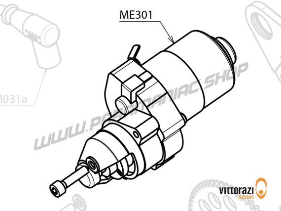 ME301 - Elektrostarter, 14 Zähne nach Maß Vittorazi - Moster185 Plus