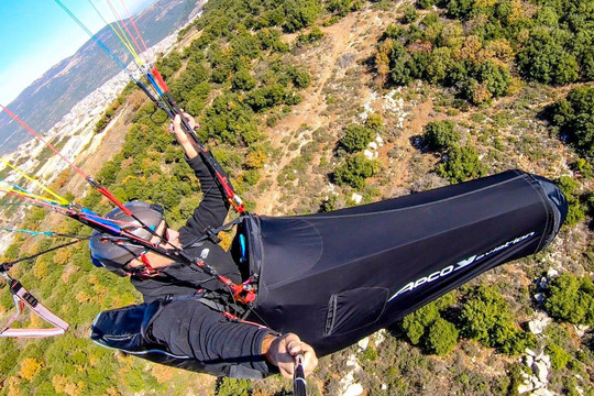 Abverkauf - Apco Kitto - Superleichtes Gleitschirm Liegegurtzeug - Apco Aviation Detailansicht