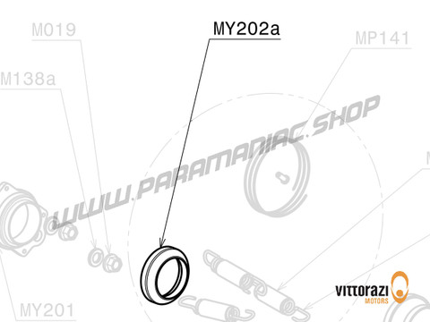 Vittorazi Moster 185 Silent MY20 - MY202a - Bronze-Buchse 40/50 hours - Vittorazi Motors | Paramaniac Shop
