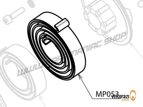 Vittorazi Moster 185 Silent MY25 - MP053 - Leichtstart Feder mit montiert Befestigungsband - Vittorazi Motors | Paramaniac Shop