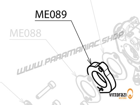 Vittorazi Moster 185 Silent MY25 - ME089 - Bakelite Dichtung für WB Vergaser (Interner Pulsschaltkreis) - Vittorazi Motors | Paramaniac Shop