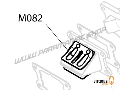 Vittorazi Moster 185 Silent MY25 - M082 - Membranventil Lasche (Set von 2) - Vittorazi Motors | Paramaniac Shop