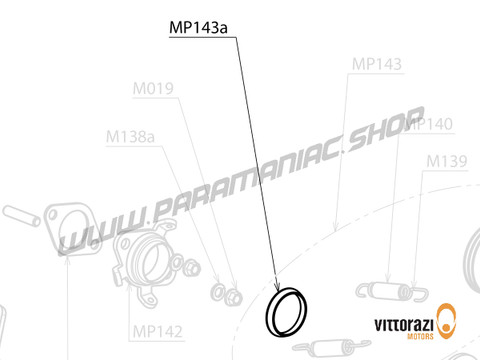 Vittorazi Moster 185 Plus MY25 - MP143a - Bronze-Buchse 20/25 hours - Vittorazi Motors | Paramaniac Shop