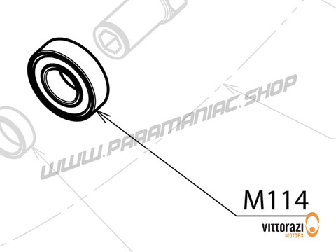 Vittorazi Moster 185 Plus MY25 - M114 - Lager 42/20/12 mm (Set von 2) - Vittorazi Motors | Paramaniac Shop