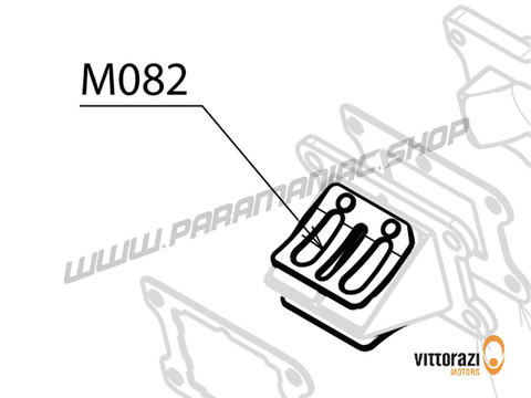Vittorazi Moster 185 Plus MY25 - M082 - Membranventil Lasche (Set von 2) - Vittorazi Motors | Paramaniac Shop