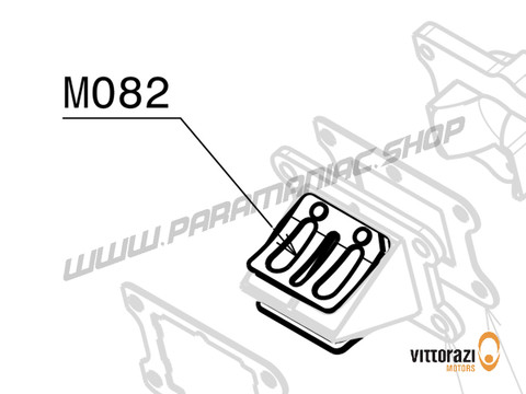 Vittorazi Moster 185 MY25 - M082 - Membranventil Lasche (Set von 2) - Vittorazi Motors | Paramaniac Shop