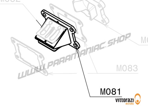 Vittorazi Moster 185 MY20 - M081 - Membranventil Komplett mit Dichtungen (Externer Pulsschaltkreis) - Vittorazi Motors | Paramaniac Shop