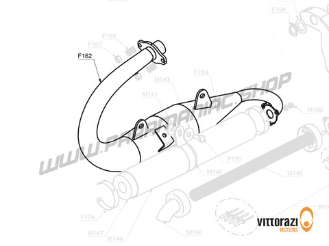 Vittorazi Fly 100 Evo2 MY22 - F162 - Ersatzteil - Vittorazi Motors | Paramaniac Shop