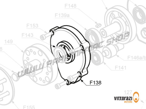 Vittorazi Fly 100 Evo2 MY22 - F138 - Ersatzteil - Vittorazi Motors | Paramaniac Shop