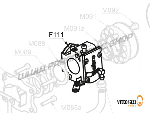 Vittorazi Fly 100 Evo2 MY22 - F111 - Vergaser Walbro für Fly100 (Externer Pulsschaltkreis) - Vittorazi Motors | Paramaniac Shop