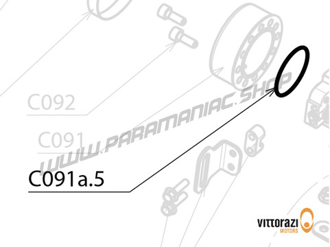 Vittorazi Cosmos 300 MY25 - C091a.5 - O-Ring viton Ø 40 x 1,5 mm (Set von 5) - Vittorazi Motors | Paramaniac Shop