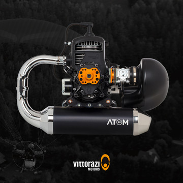 Vittorazi Atom 80 MY25 - Motoreinheit für Paramotor - Vittorazi Motors | Paramaniac Shop