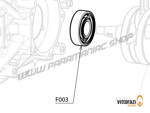 Vittorazi Atom 80 MY25 - F003 - Lager 47/20/14 mm - TVH - C3 (Set von 2) - Vittorazi Motors | Paramaniac Shop