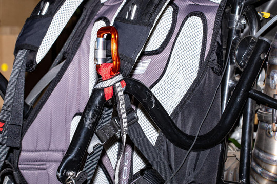 Sicherheitsschlaufe Lang 53cm - 12mm Dyneema für normale Aufhängung - Apco Aviation Detailansicht