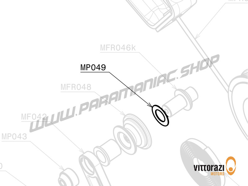Vittorazi Moster185 Factory - MP049 - Shim washer 14 x 24 mm - 0,3/0,5 mm DIN 988PS (Set of 2)