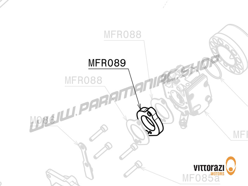 Vittorazi Moster185 Factory - MFR089 - Bakelite gasket (Internal pulse circuit)
