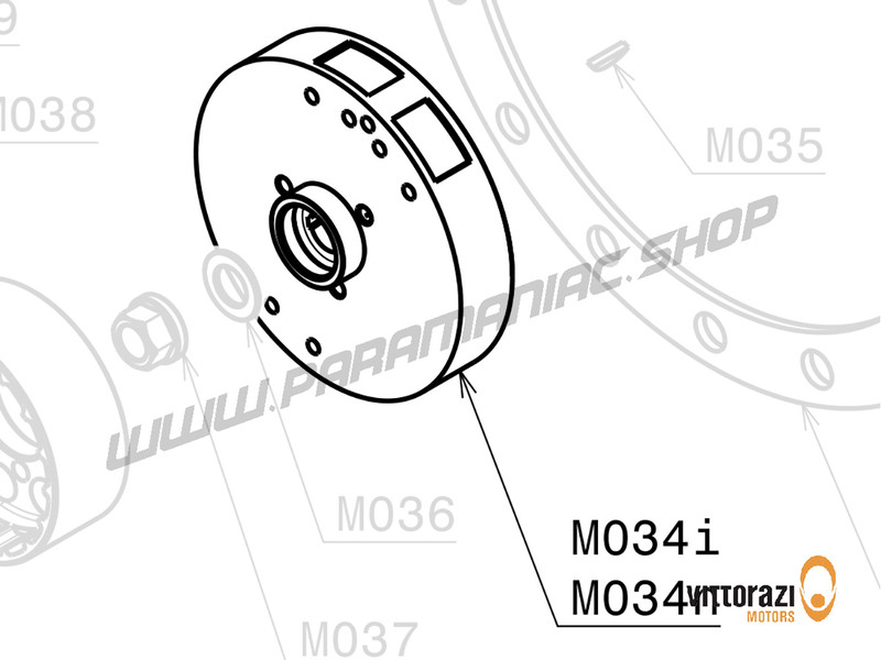 Vittorazi Atom 80 - M185-M034i - Ersatzteil