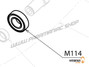 M114 - Lager 42/20/12 mm (Satz mit 2 Stück) - Moster185 Plus