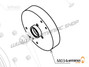 M034n - Schwungrad (Selettra) ohne eingebaute Aluminium-Zahnscheibe ◊ - Moster185 Plus