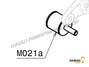 M021a - Schwingungsdämpfer 30 x 30 mm - M8 x 15 mm (Satz mit 2 Stück) - Moster185 Classic