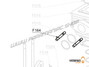 F164 - Auspuffbolzen Ø 7 x 55 mm (2er-Satz) - Fly100 Evo2