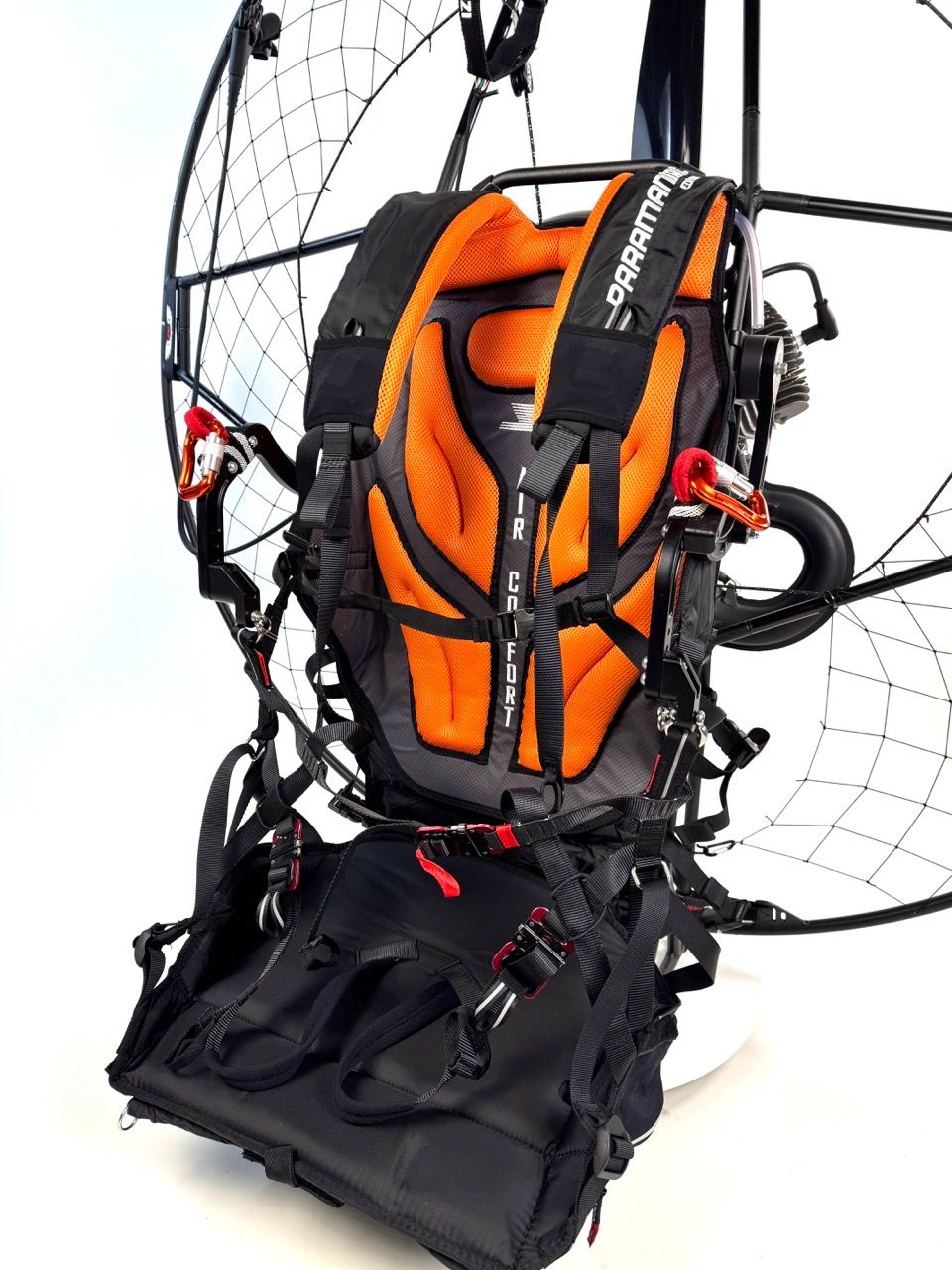 APCO SLT MK2 Paramotor Gurtzeug - Normale Aufhängung - Paramaniac Edition Orange