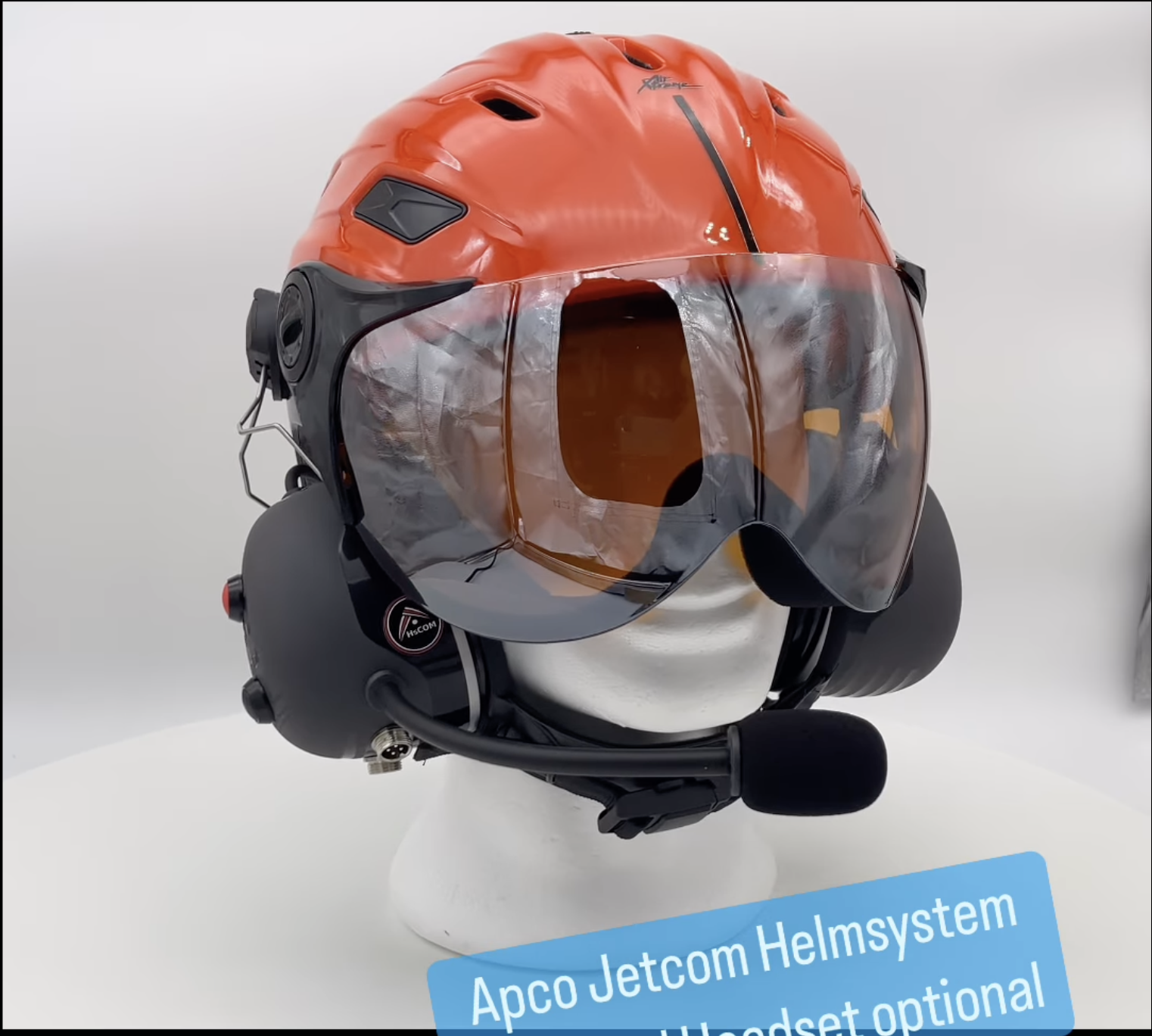 Apco Aviation Jetcom Motorschirm Paramotor Helm - Headset Flugfunk | PMR | Bluetooth