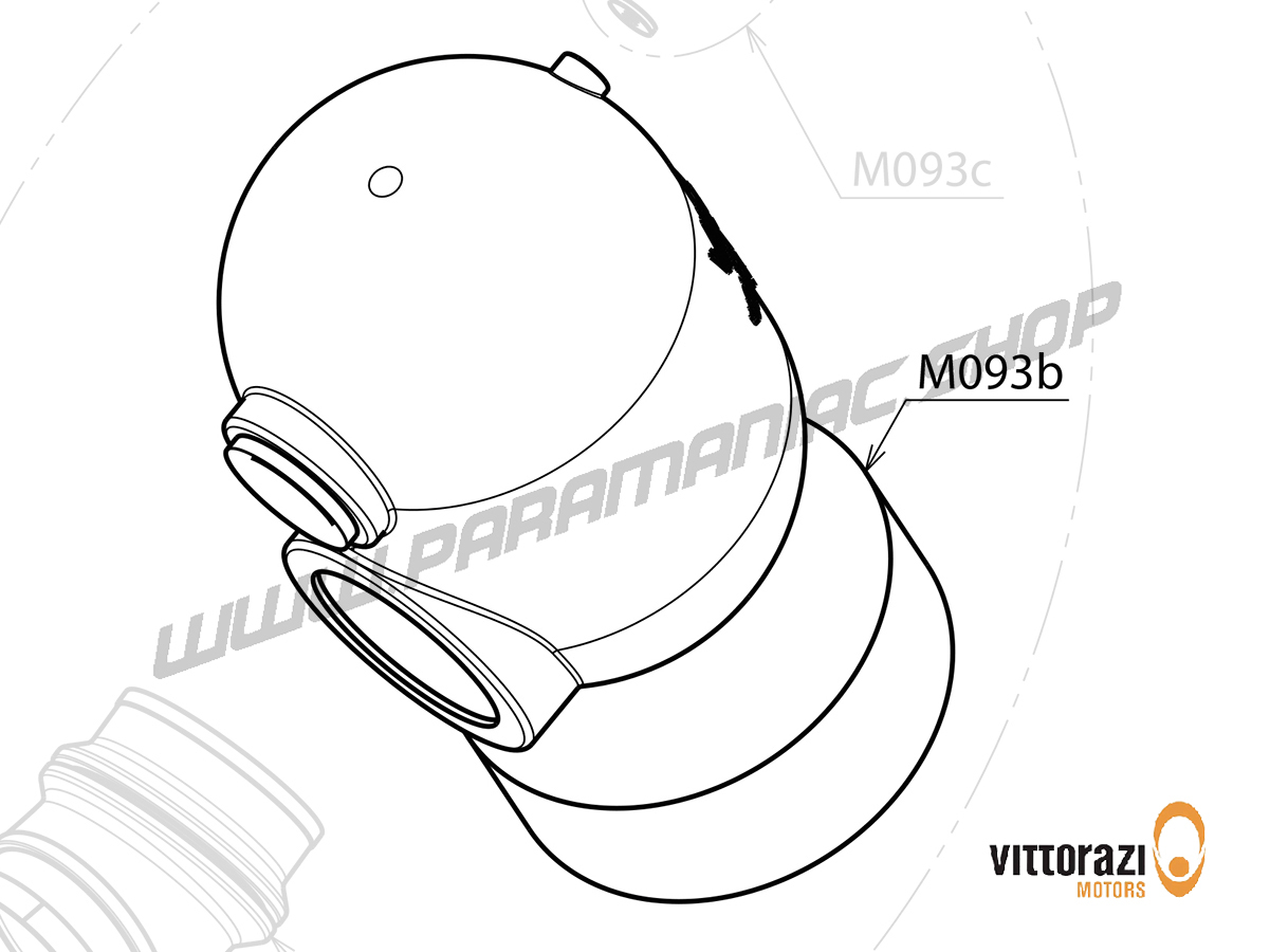 Vittorazi Moster 185 Silent MY25 - M093b - Luft-Box Schwamm