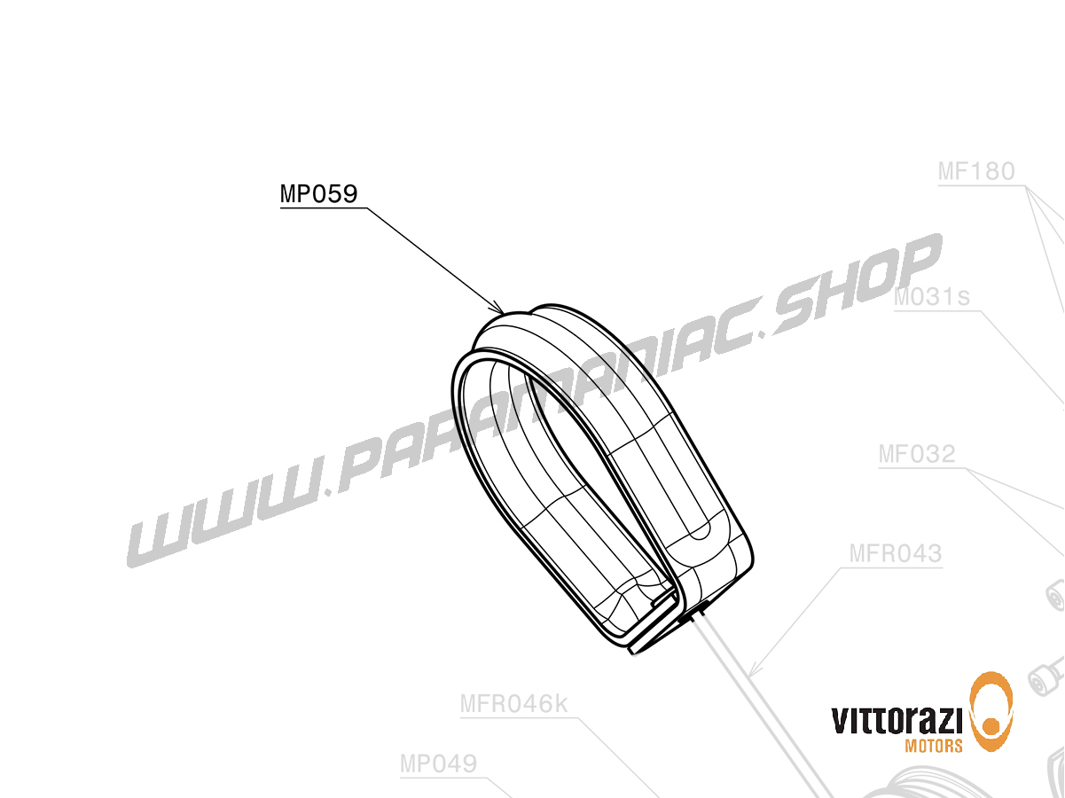 Vittorazi Moster 185 Factory MY25 - MP059 - Starter Griff customized Vittorazi